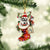 Alaskan Malamute.. In Red Boot Christmas Ornament