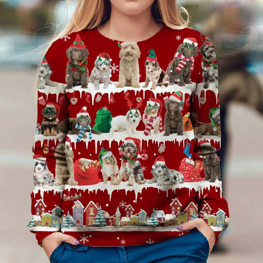 Aussiedoodle - Snow Christmas - Premium Sweatshirt