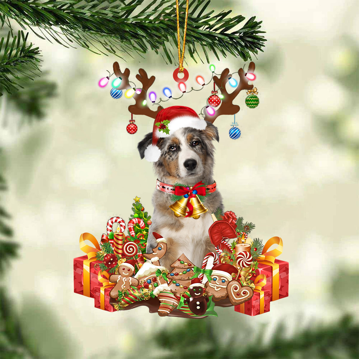 Australian Shepherd-2022 New Release Christmas Ornament