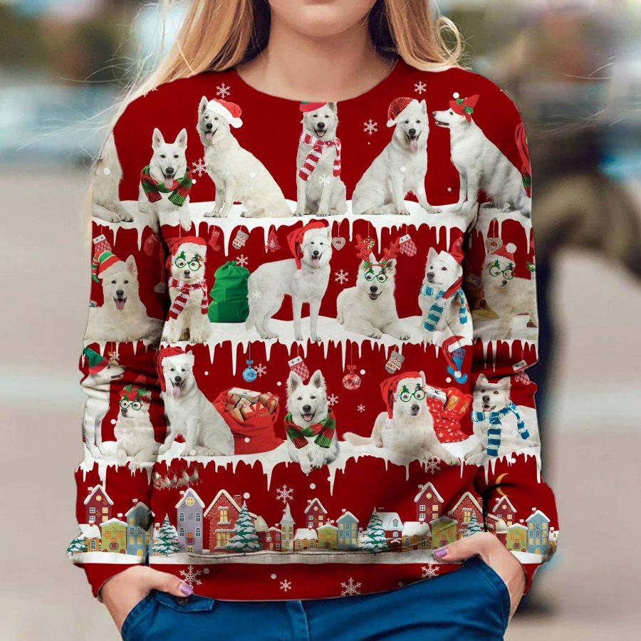 Berger Blanc Suisse - Snow Christmas - Premium Sweatshirt