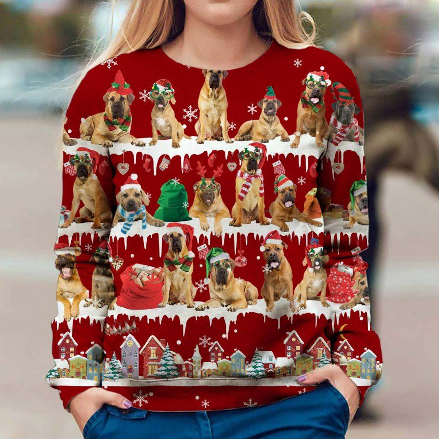 Boerboel - Snow Christmas - Premium Sweatshirt