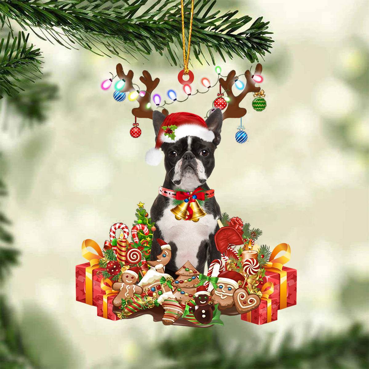 Boston Terrier -2022 New Release Christmas Ornament