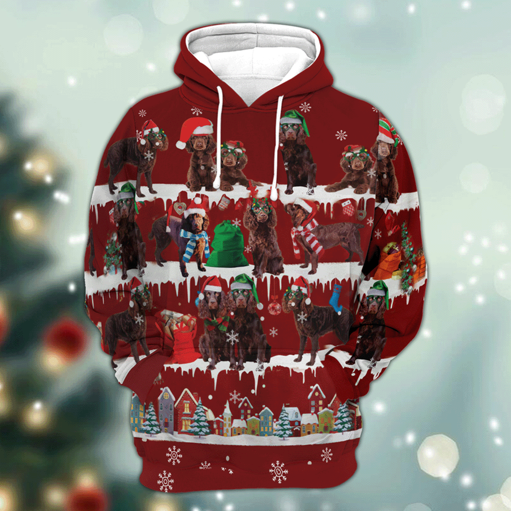 Boykin - Snow Christmas - 3D Hoodie