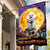 Bichon Frise Halloween House Flag