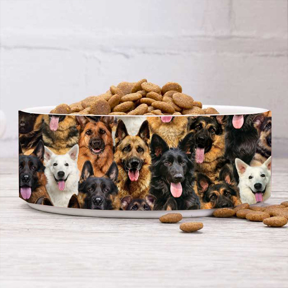 A Bunch Of German Shepherds Bowl