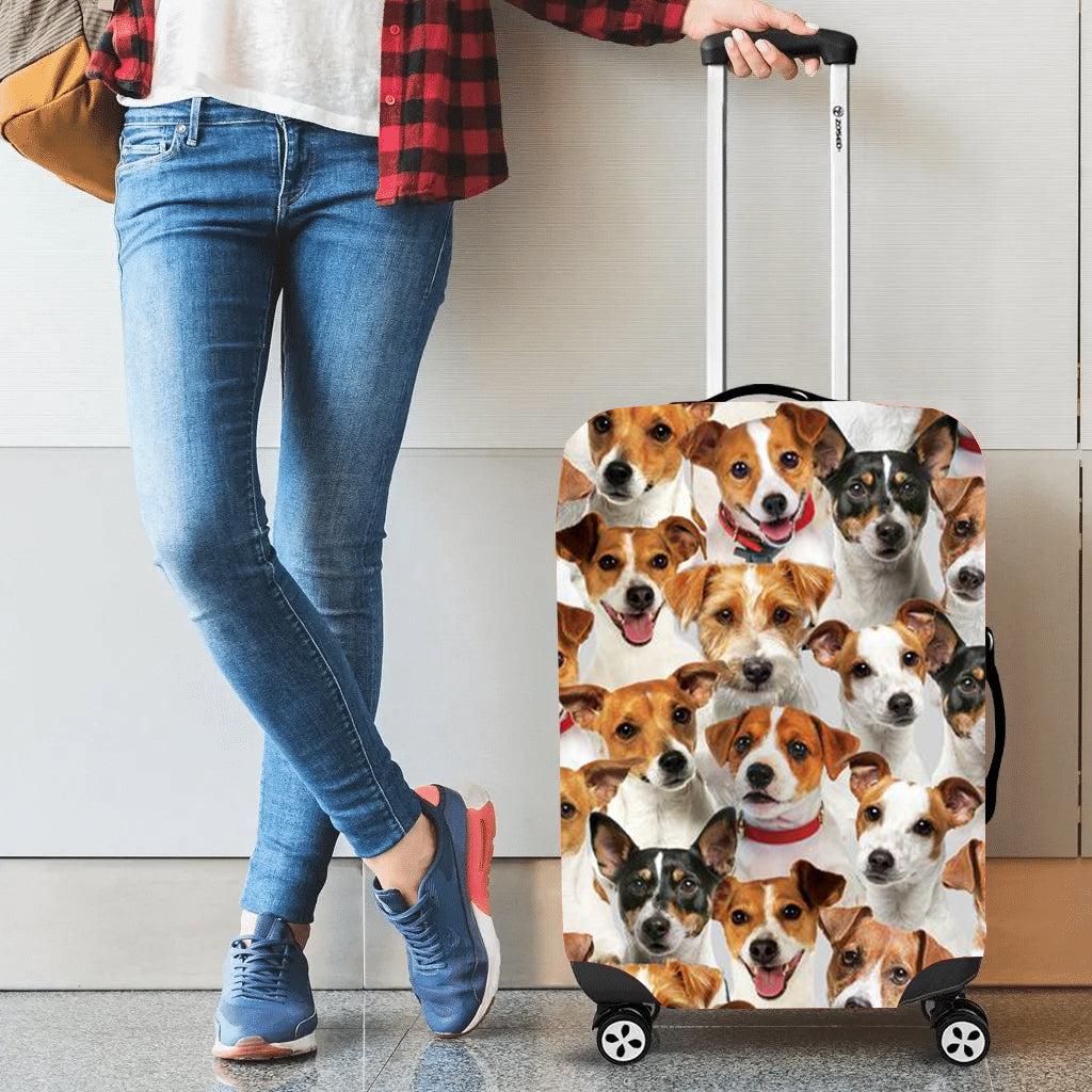 A bunch of Jack Russell Terriers Luggage Cover