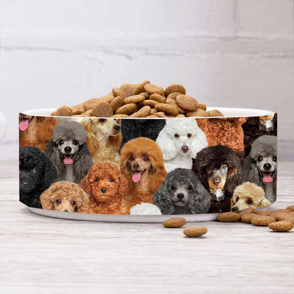 A Bunch Of Poodles Bowl