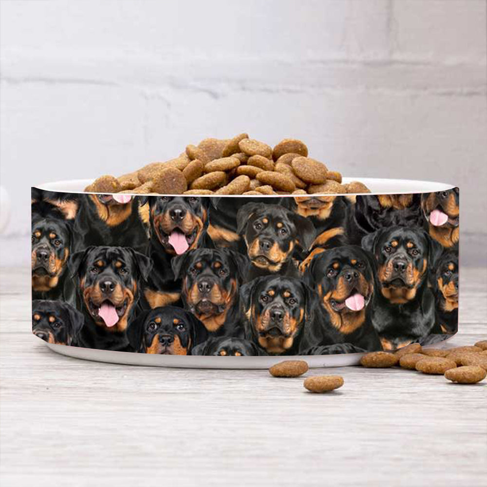 A Bunch Of Rottweilers Bowl