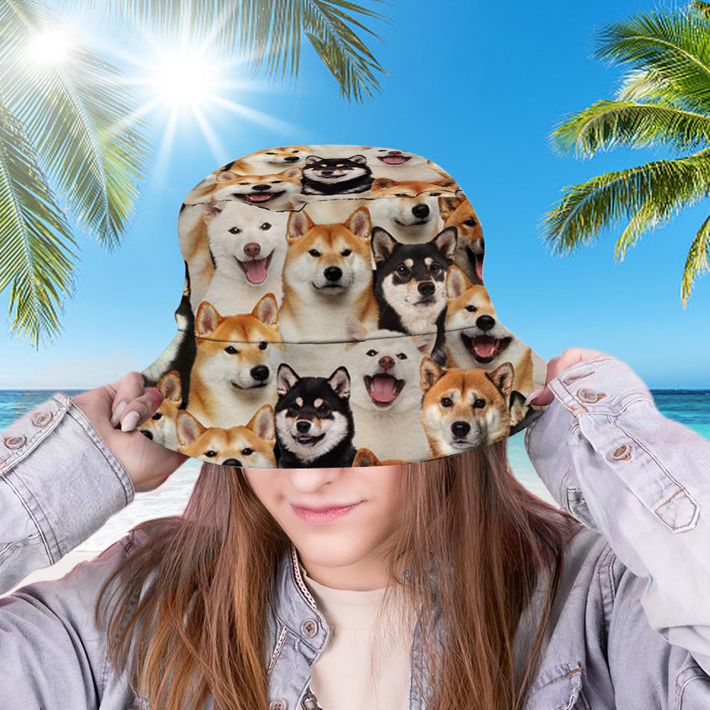 A Bunch Of Shiba Inus Bucket Hat