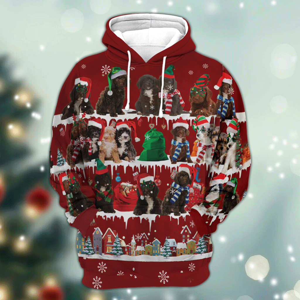 Sproodle - Snow Christmas - 3D Hoodie