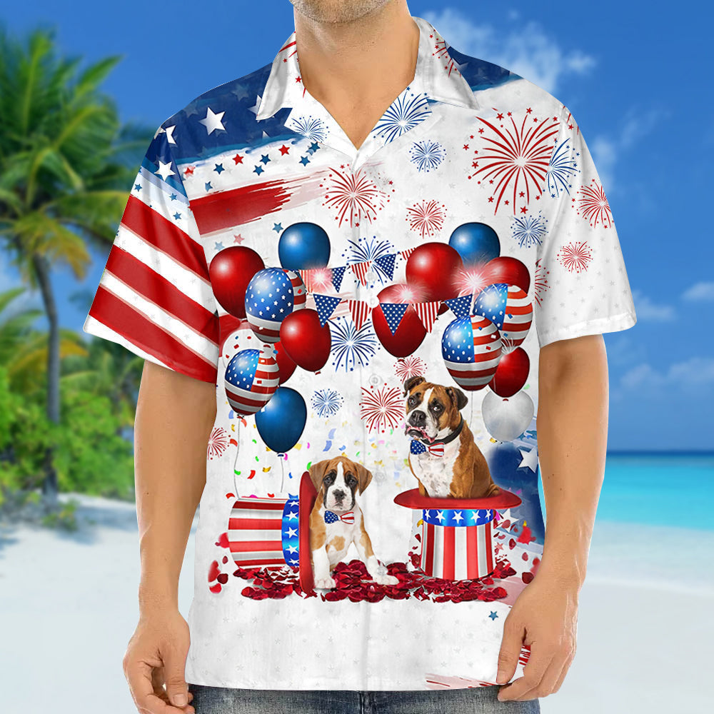 fourth of july hawaiian shirt