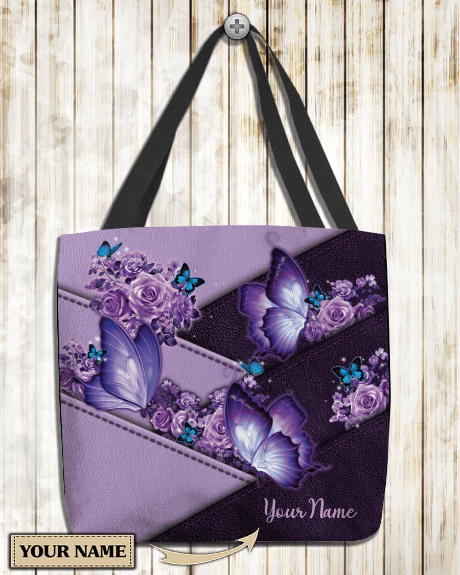 Personalized Butterfly All Over Tote Bag - TO523PS