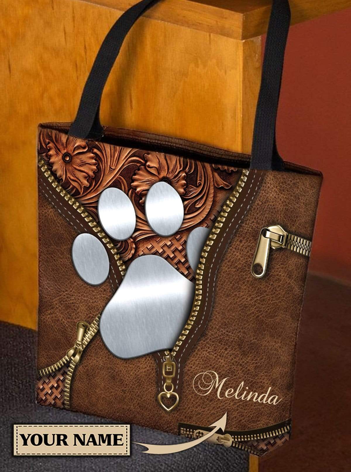 Personalized Dog All Over Tote Bag - TO394PS