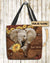 Personalized Elephant All Over Tote Bag